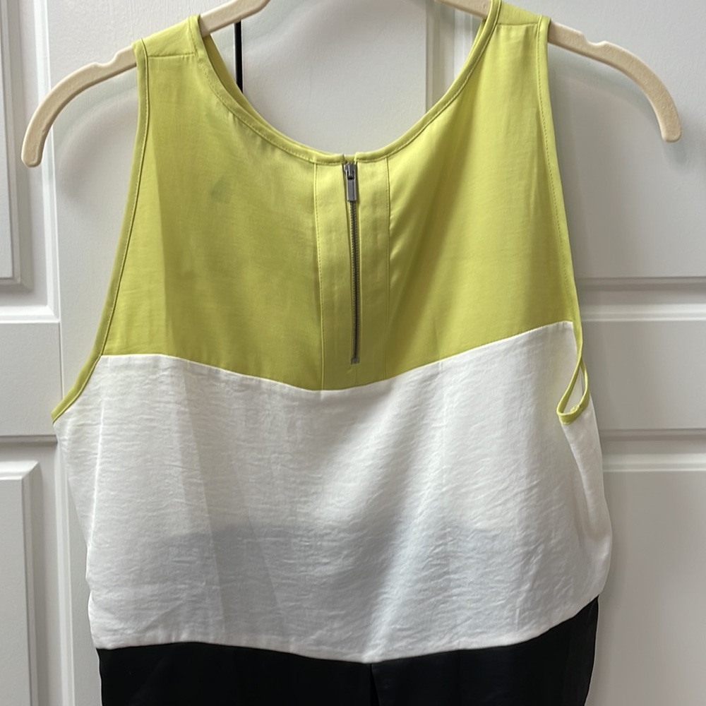 Bcbg Lucie Colorblock Open Back Top Small - image 7